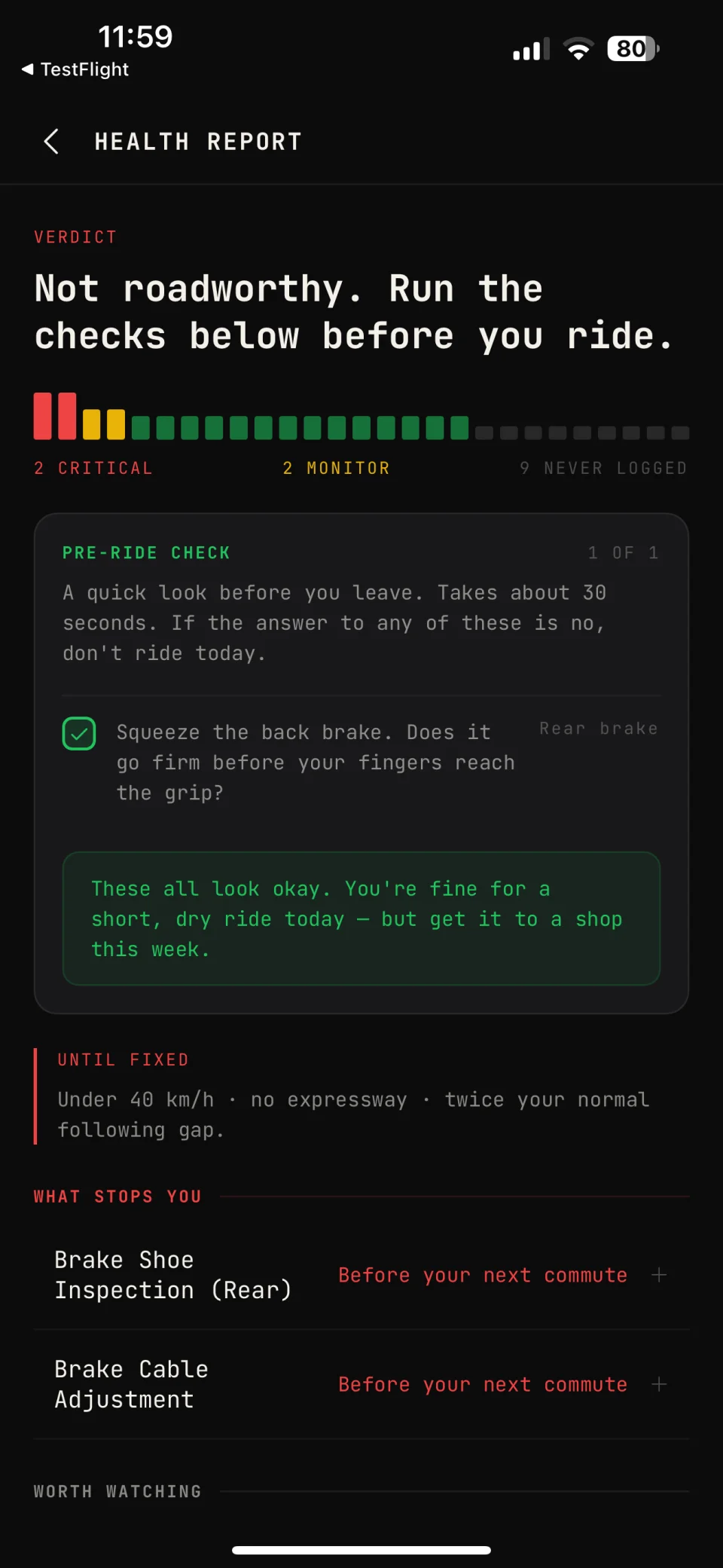 Health report